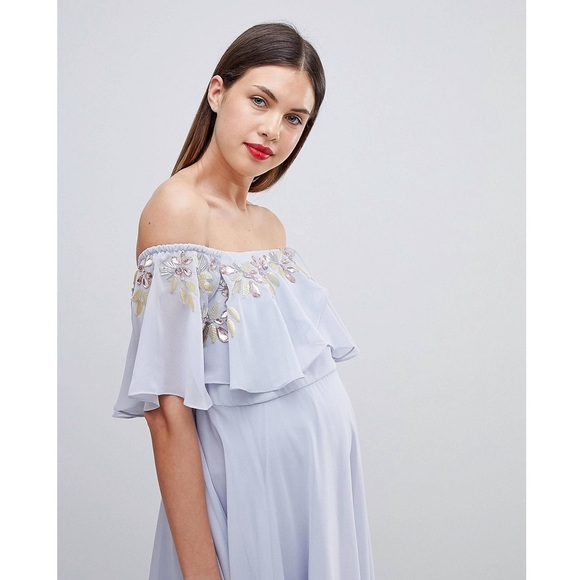 ASOS Embellished Skater Dress - Picture 3 of 8
